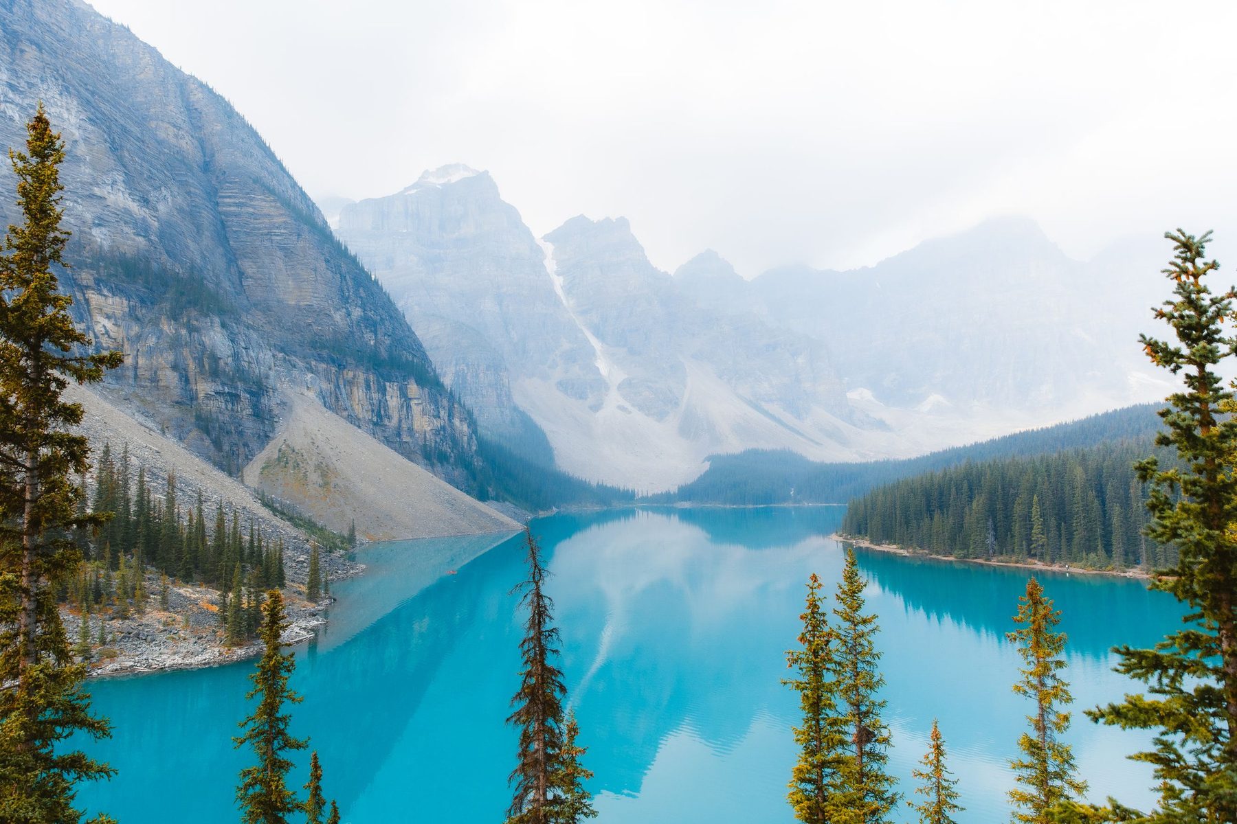 Lago Moraine, Canadá